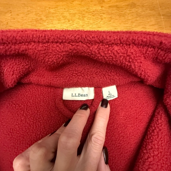 L.L. Bean Winter Fleece Zip-Front Robe Large - Picture 4 of 8